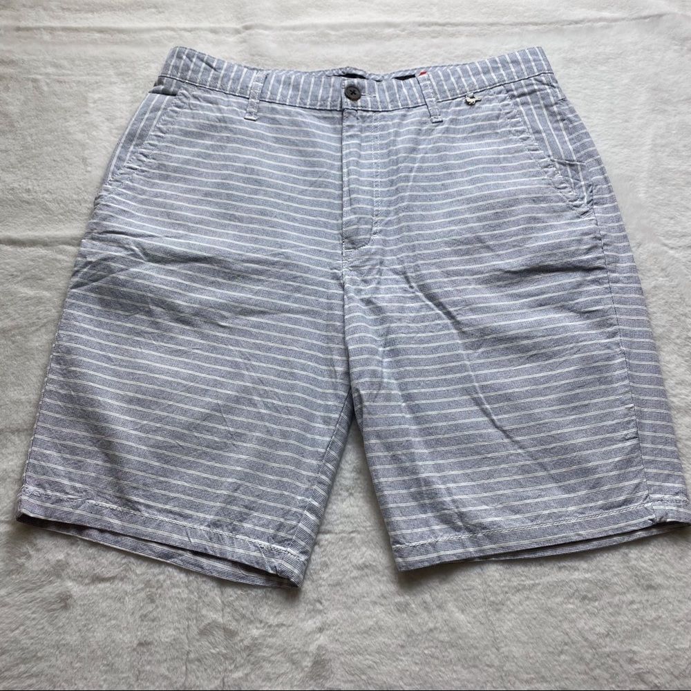 Modern Amusement Striped Flat Front Shorts Size 34
